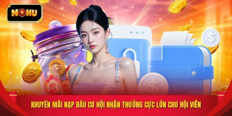 Khuyến mãi nạp đầu cơ hội nhận thưởng cực lớn cho hội viên
