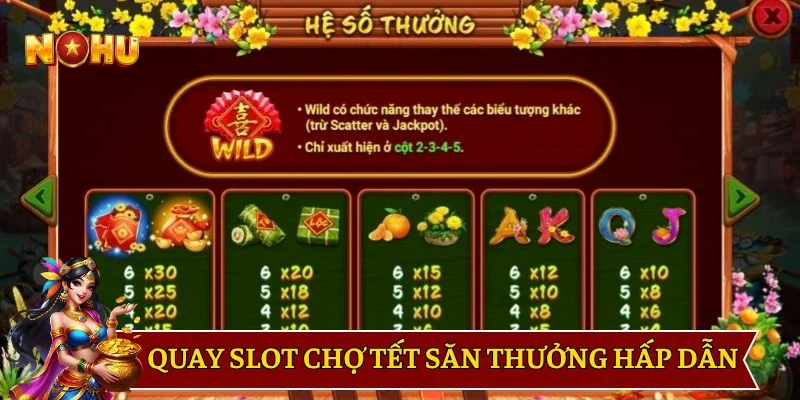 Quay slot Chợ Tết săn thưởng hấp dẫn